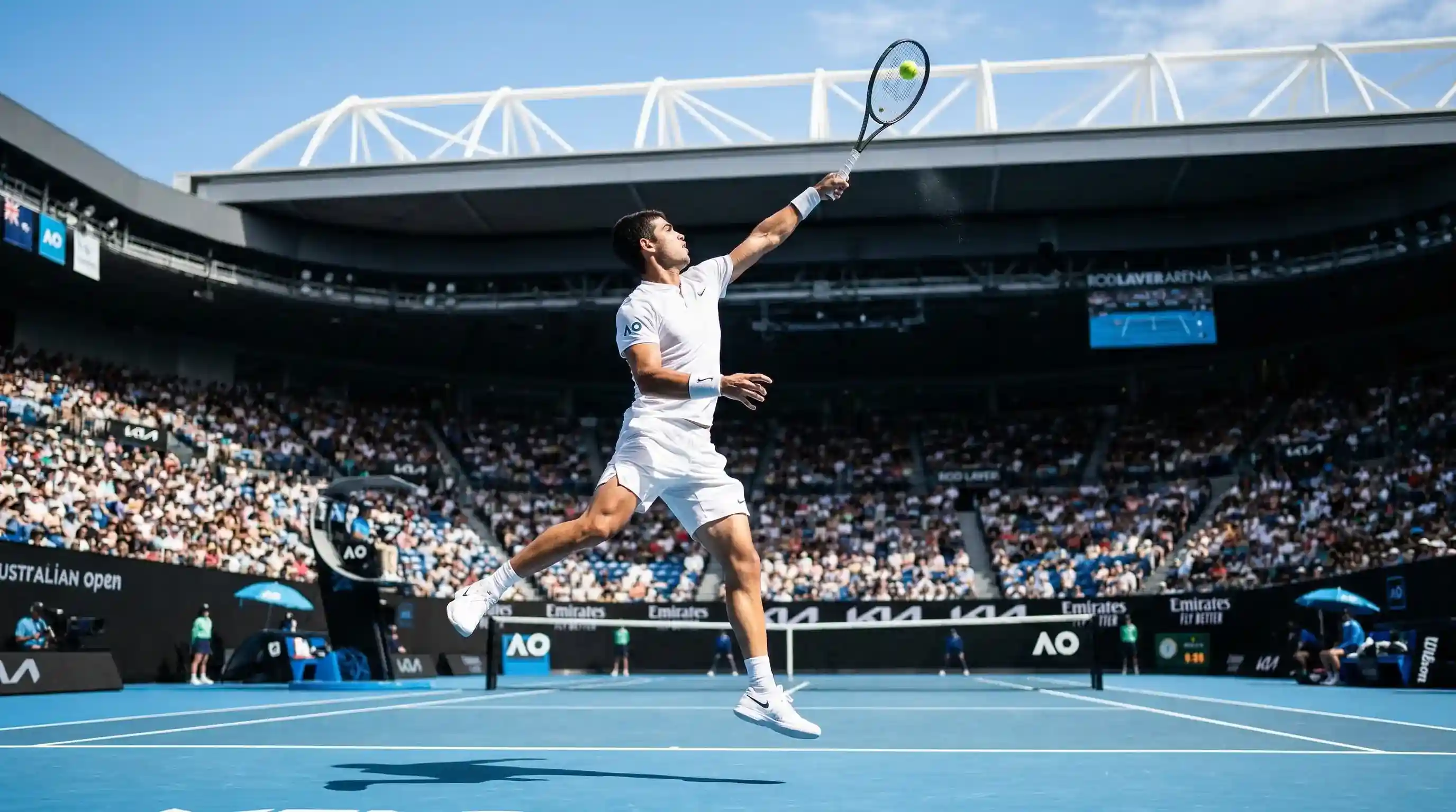 Favoritos ATP Australian Open 2026 Sinner Alcaraz Djokovic en pista dura